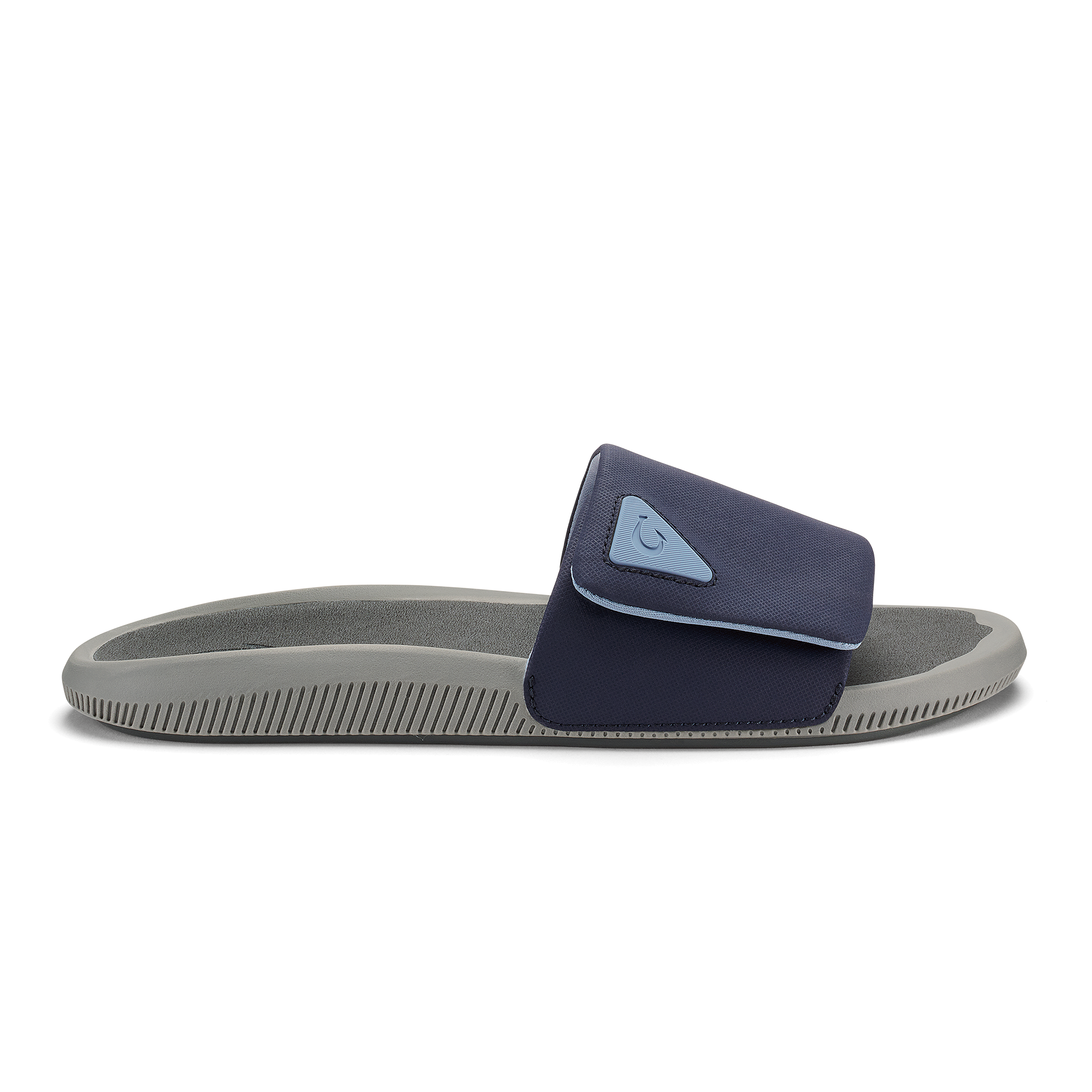 NEW OLUKAI men\'s ulele flip flops beach sandal in blue depth/charcoal 10435_TB26_001_M_ULELE_TideBlu  main image 3
